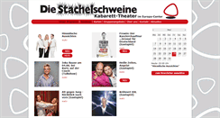 Desktop Screenshot of diestachelschweine.de