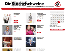Tablet Screenshot of diestachelschweine.de